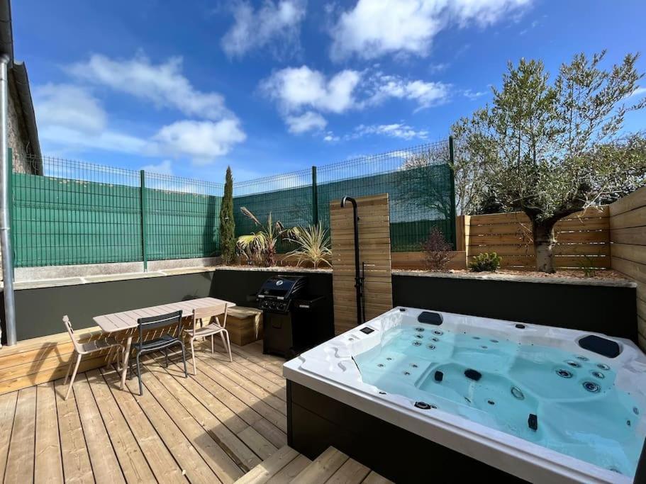 סנט-קולומב Douceur De Vivre En Bord De Mer - Jacuzzi Et Cheminee מראה חיצוני תמונה